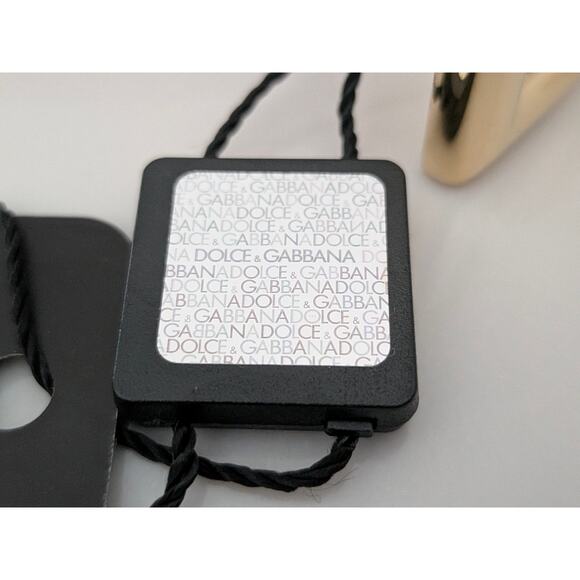 NWT Dolce & Gabbana Patent Leather Logo Buckle Belt Raspberry Pink Leather 95 CM - Picture 4 of 7